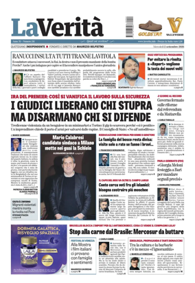 Cover of La Verita (Italia)