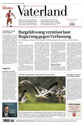 Cover of Liechtensteiner Vaterland