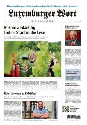 Cover of Luxemburger Wort