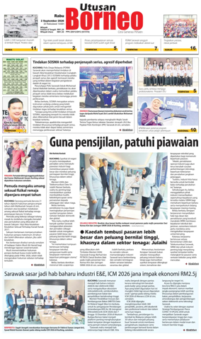 Cover of Utusan Borneo (Sarawak)