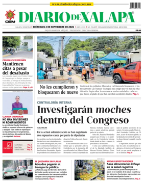 Cover of Diario de Xalapa