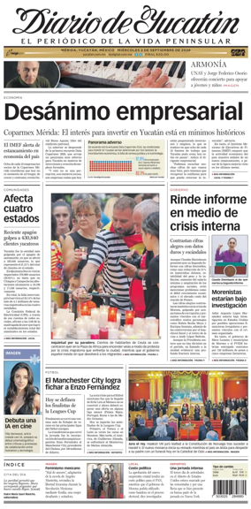 Cover of Diario de Yucatan