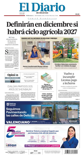 Cover of El Diario de Delicias