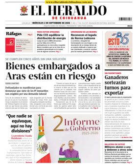 Cover of El Heraldo de Chihuahua
