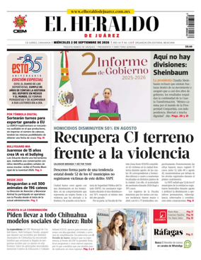 Cover of El Heraldo de Juarez