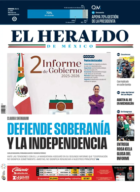 Cover of El Heraldo de Mexico