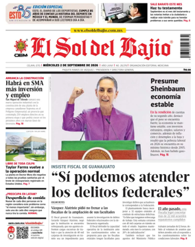Cover of El Sol de Bajio