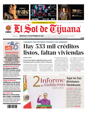 Cover of El Sol de Tijuana