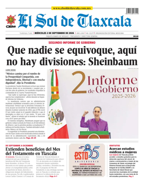 Cover of El Sol de Tlaxcala