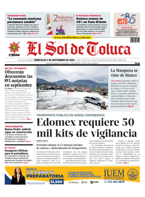 Cover of El Sol de Toluca