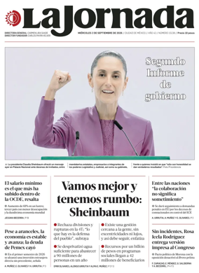 Cover of La Jornada