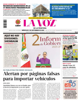 Cover of La Voz de la Frontera