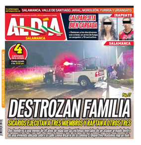 Cover of Periodico Al Dia (Salamanca)