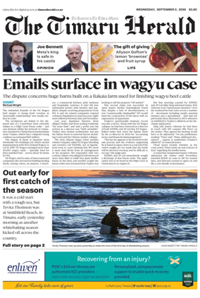 Cover of The Timaru Herald