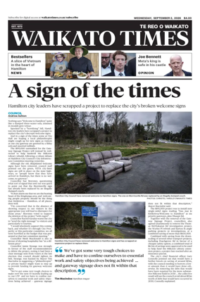 Cover of Waikato Times