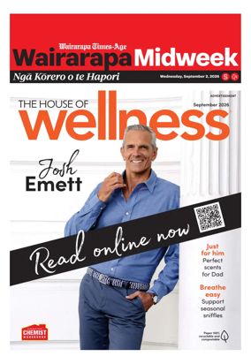 Cover of Wairarapa Times-Age Midweek