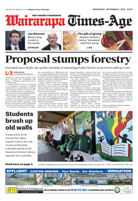 Cover of Wairarapa Times-Age (NZ)