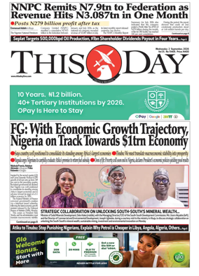 Cover of THISDAY