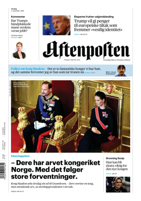 Cover of Aftenposten