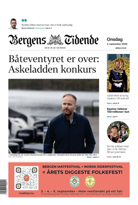 Cover of Bergens Tidende
