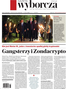 Cover of Gazeta Wyborcza Stoleczna