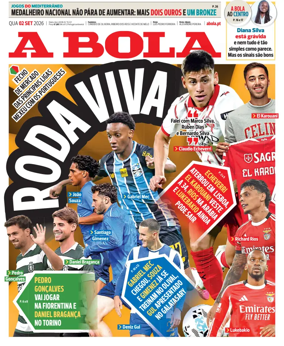 Cover of A BOLA (Portuguese)