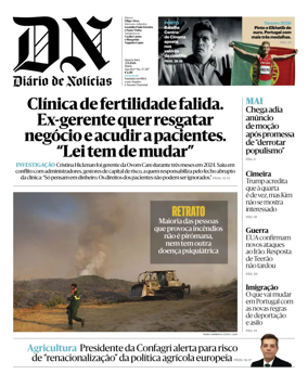 Cover of Diario de Noticias