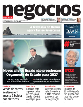 Cover of Jornal de Negocios