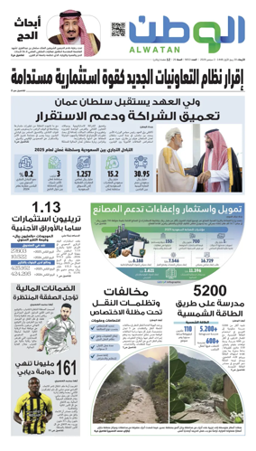 Cover of Al-Watan (Saudi)