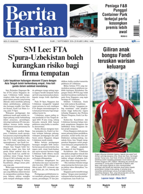 Cover of Berita Harian