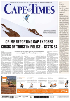 Cover of Cape Times