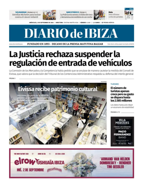 Cover of Diario de Ibiza