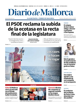 Cover of Diario de Mallorca