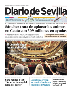 Cover of Diario de Sevilla