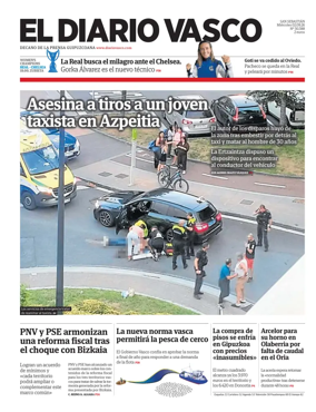 Cover of Diario Vasco (Tolosa-Goierri)