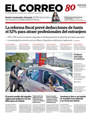 Cover of EL Correo (Alava)