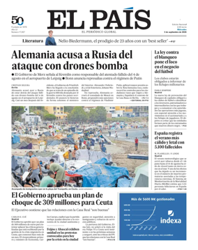 Cover of EL PAIS Valencia