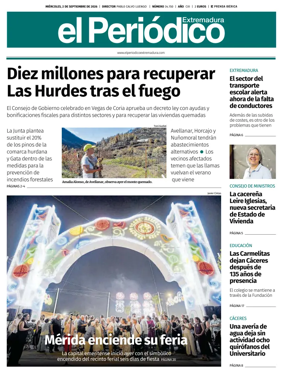 Cover of El Periodico Extremadura