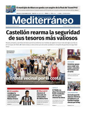 Cover of El Periodico Mediterraneo