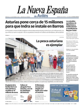 Cover of La Nueva Espana (Aviles)