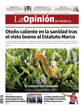 Cover of La Opinion de Murcia