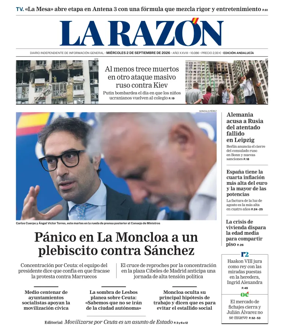 Cover of La Razon (Andalucia)