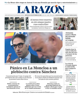 Cover of La Razon (Levante)