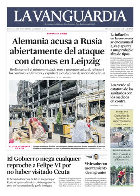 Cover of La Vanguardia