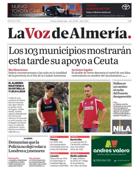 Cover of La Voz de Almeria