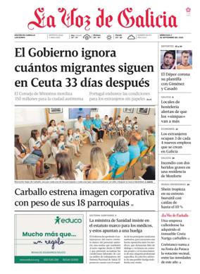 Cover of La Voz de Galicia (Carballo)