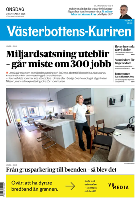 Cover of Vasterbottens-Kuriren