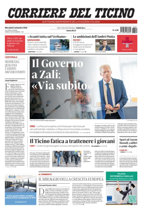 Cover of Corriere del Ticino