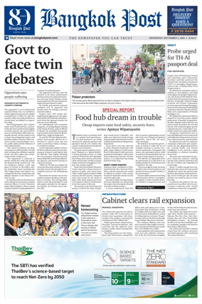 Cover of Bangkok Post