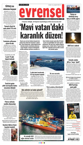 Cover of Evrensel Gazetesi
